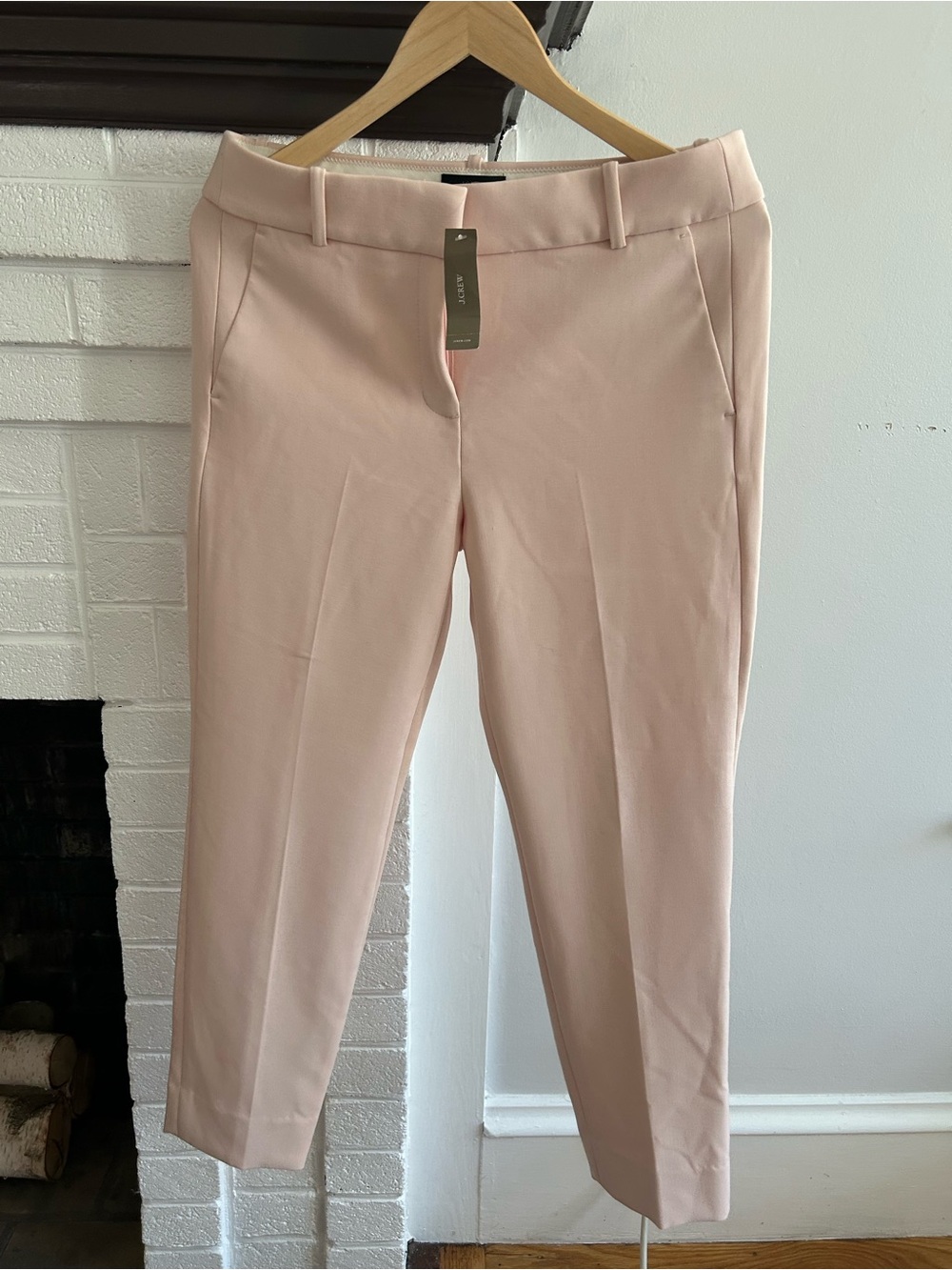 J. Crew Cameron Blush Pink Crop Slim Ankle Pants Size 10 New